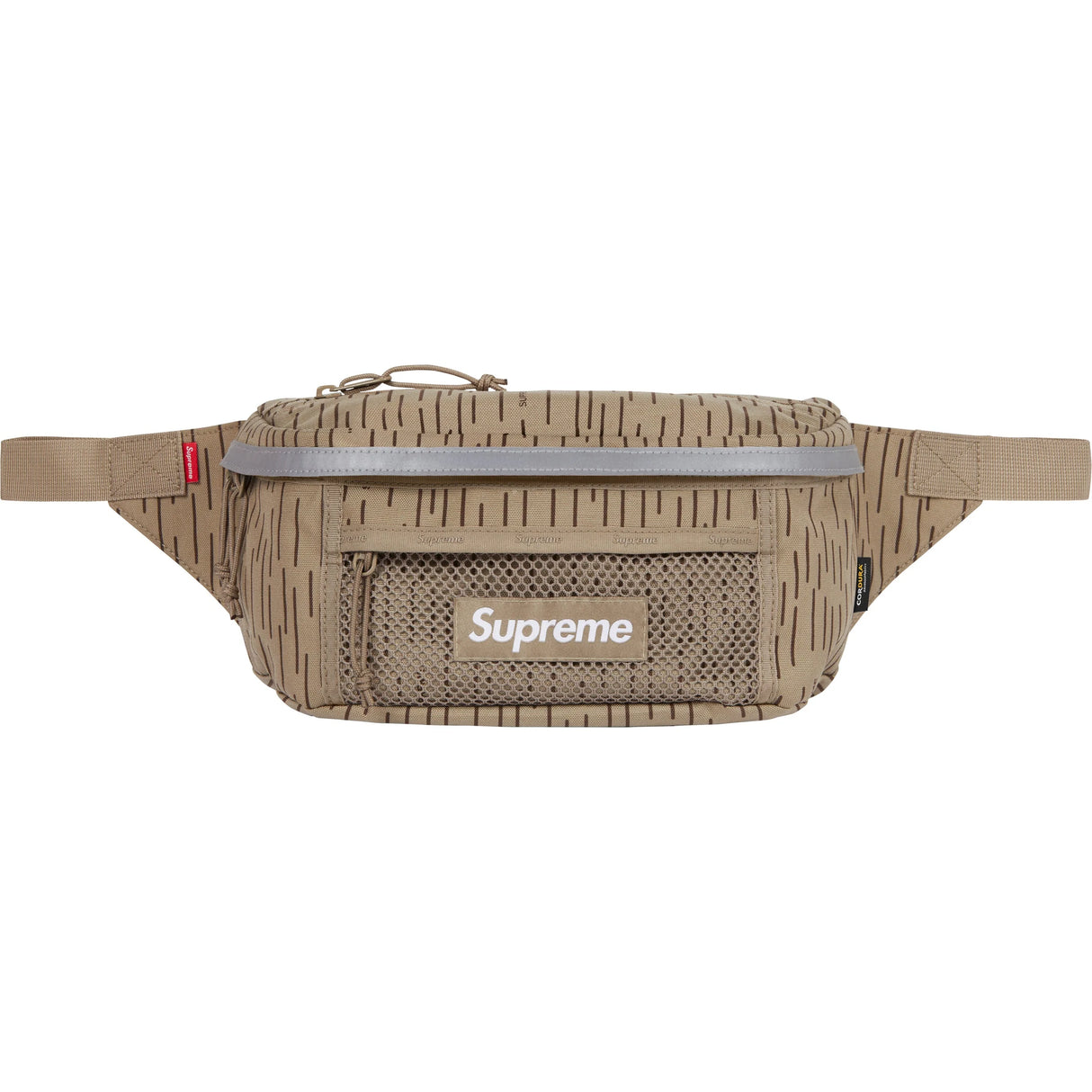 Supreme Reflective Waist Bag Tan SUPREME SUPREME - originalfook singapore