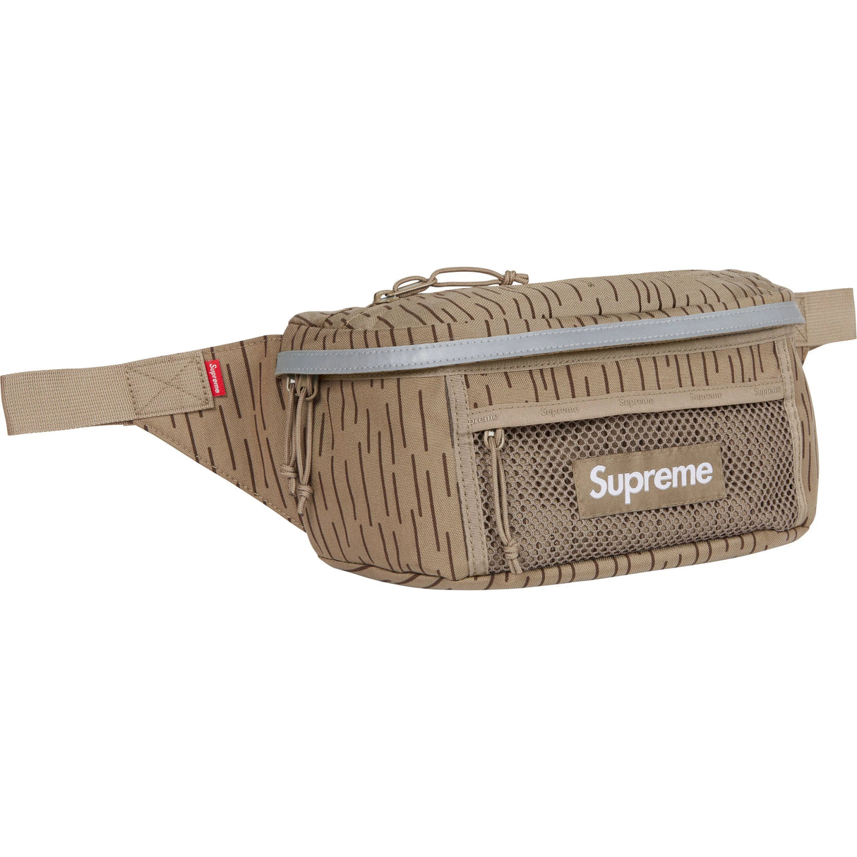 Supreme Reflective Waist Bag Tan SUPREME SUPREME - originalfook singapore