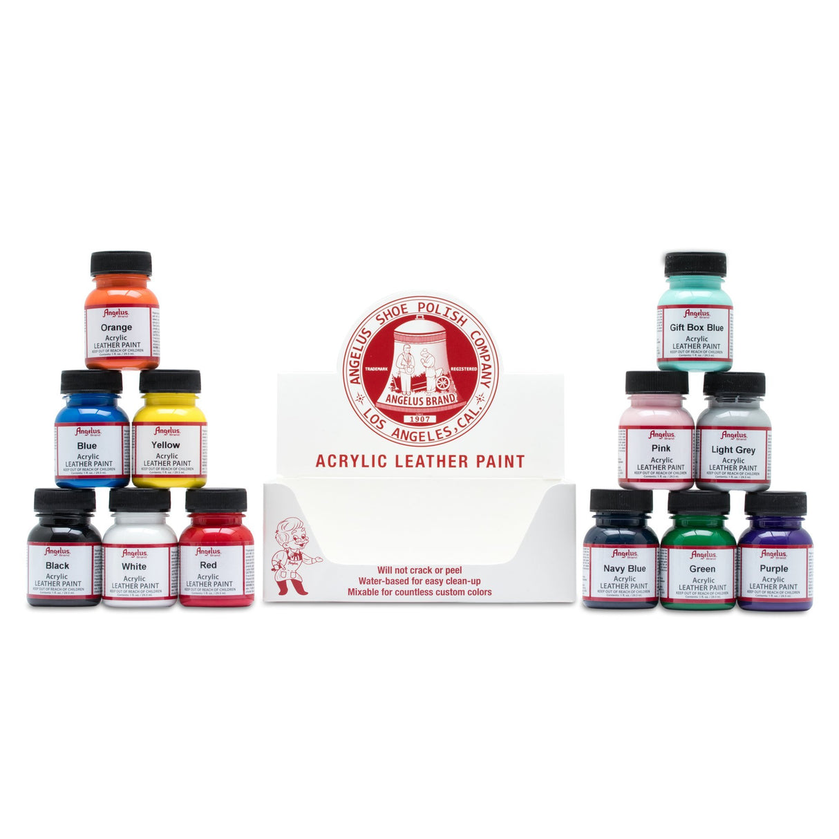 Angelus 12 Color Paint Bundle angelus angelus - originalfook singapore