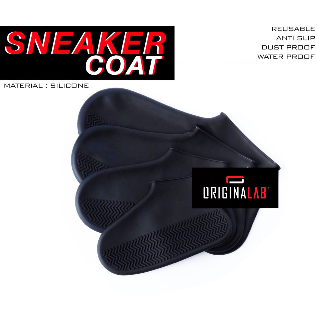 ORIGINALAB Sneaker Coat Jet Black originalfook store originalfook store - originalfook singapore