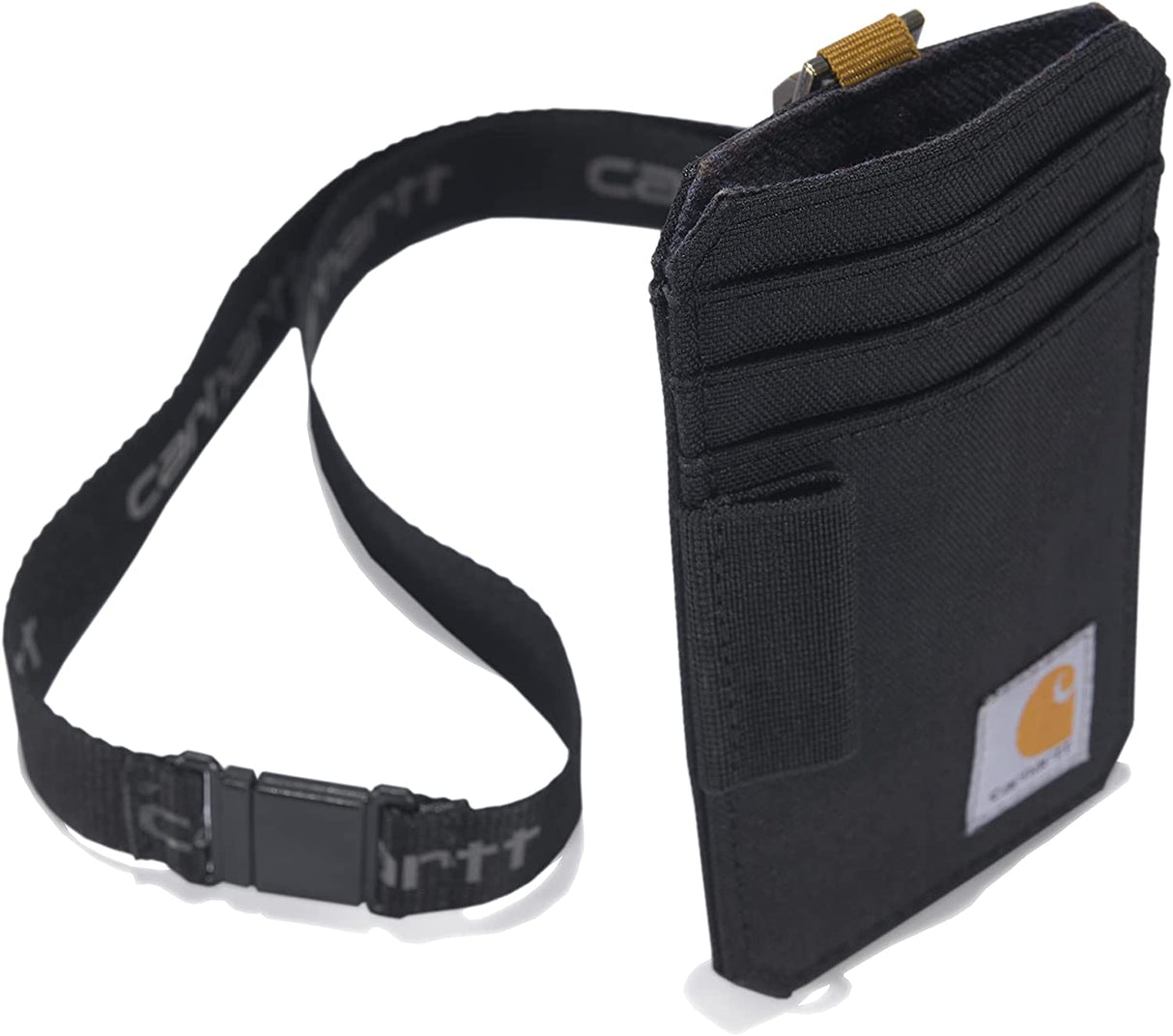 Carhartt USA ID Holder & Lanyard Set With Reflective Logo Black carhartt carhartt - originalfook singapore