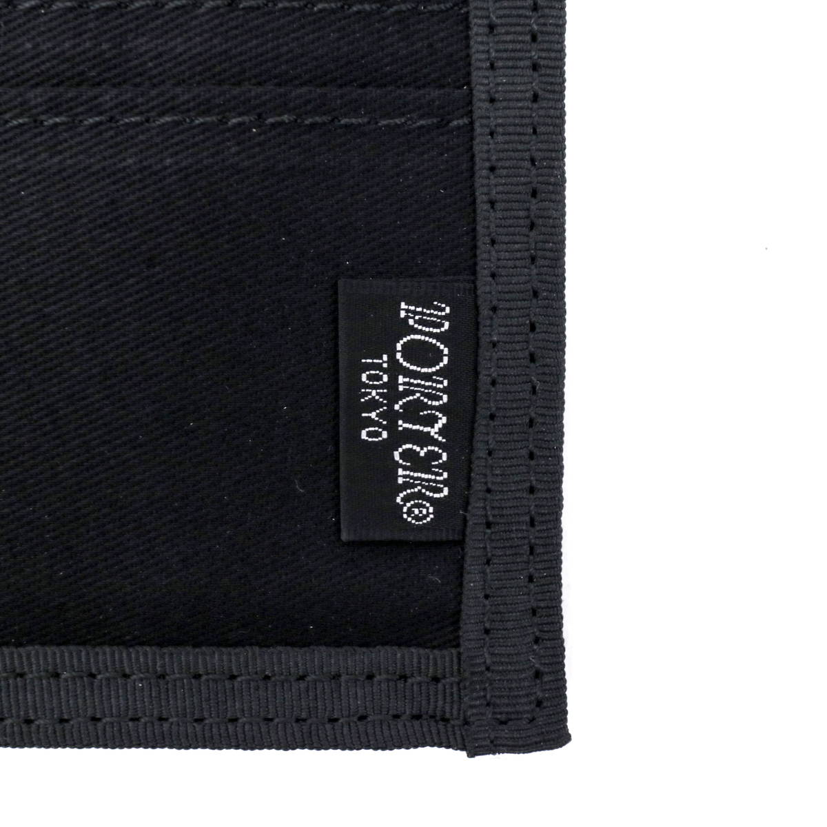 Black Porter Yoshida Japan Drawing Wallet from PORTER JAPAN, showcasing sleek design and durable fabric.