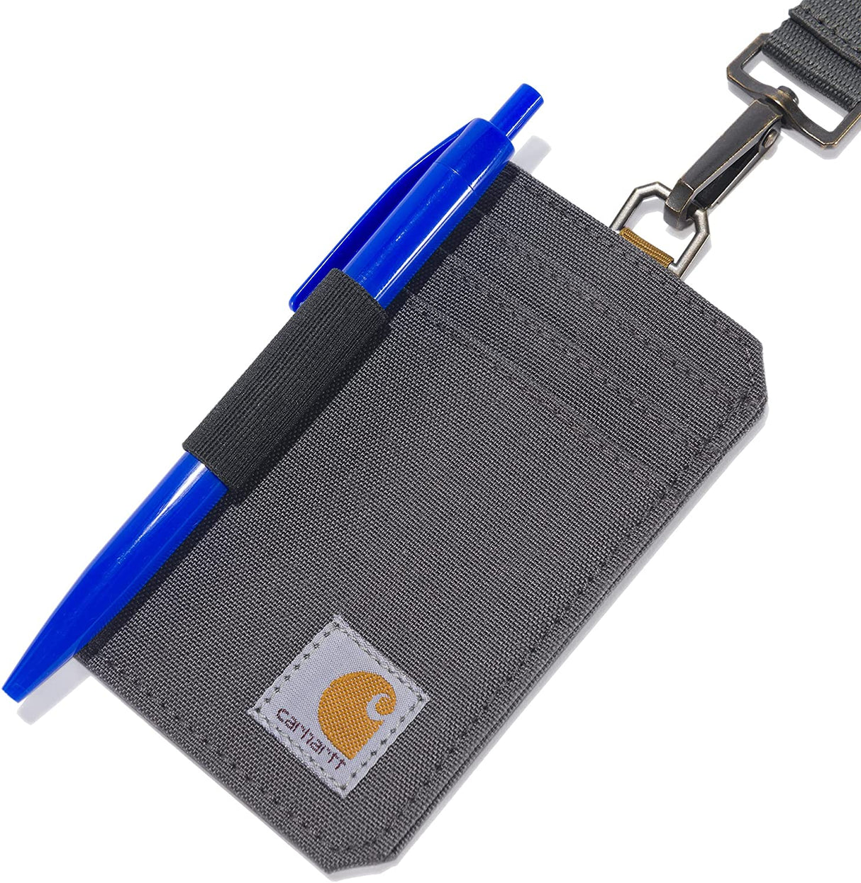 Carhartt USA ID Holder Lanyard Set With Reflective Logo Gravel carhartt carhartt - originalfook singapore