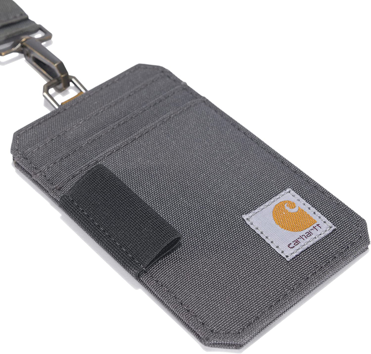 Carhartt USA ID Holder Lanyard Set With Reflective Logo Gravel carhartt carhartt - originalfook singapore