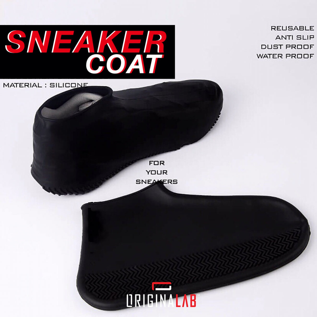ORIGINALAB Sneaker Coat Jet Black originalfook store originalfook store - originalfook singapore