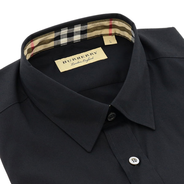 Burberry Cambridge Long Sleeve Shirt Black BURBERRY BURBERRY - originalfook singapore