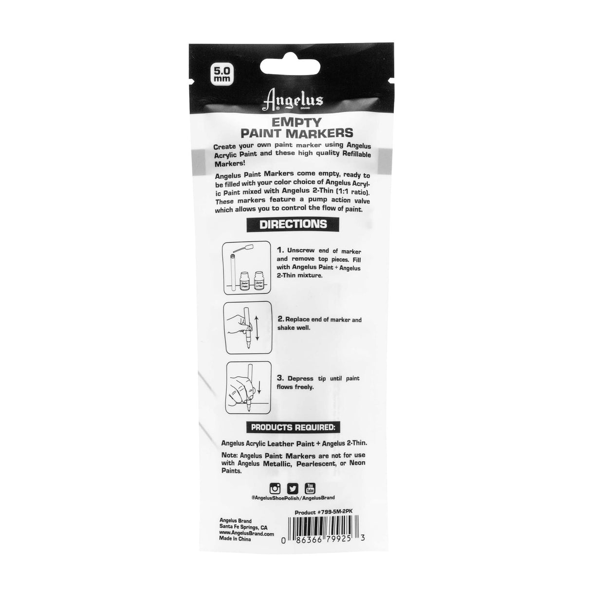 Angelus Paint Marker Set angelus angelus - originalfook singapore