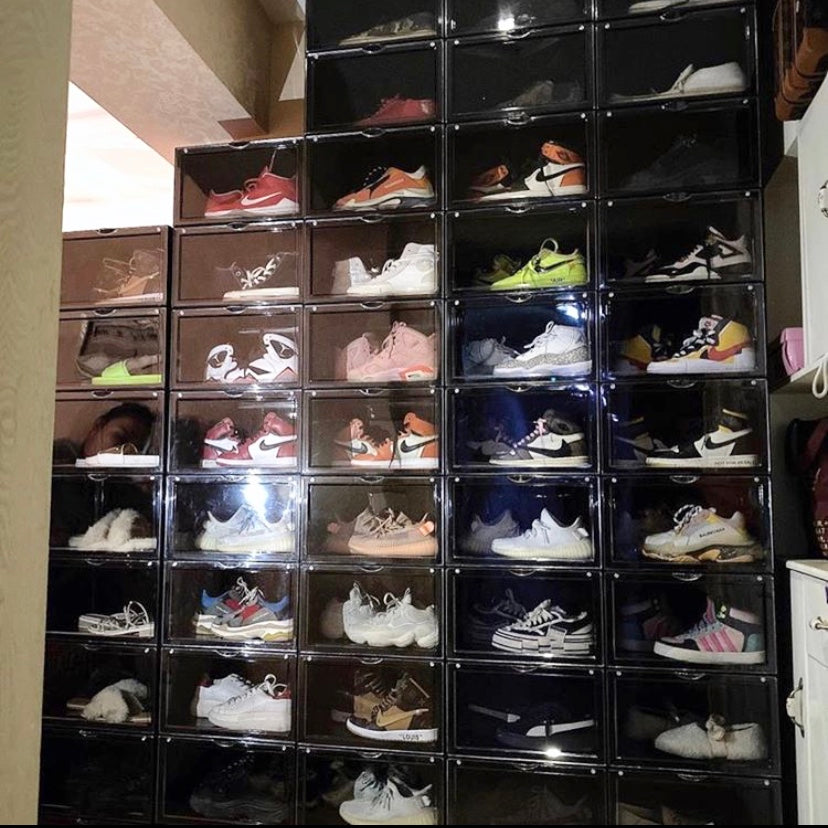 ORIGINALAB Premium Side Display Shoe Box Black originalab originalab - originalfook singapore