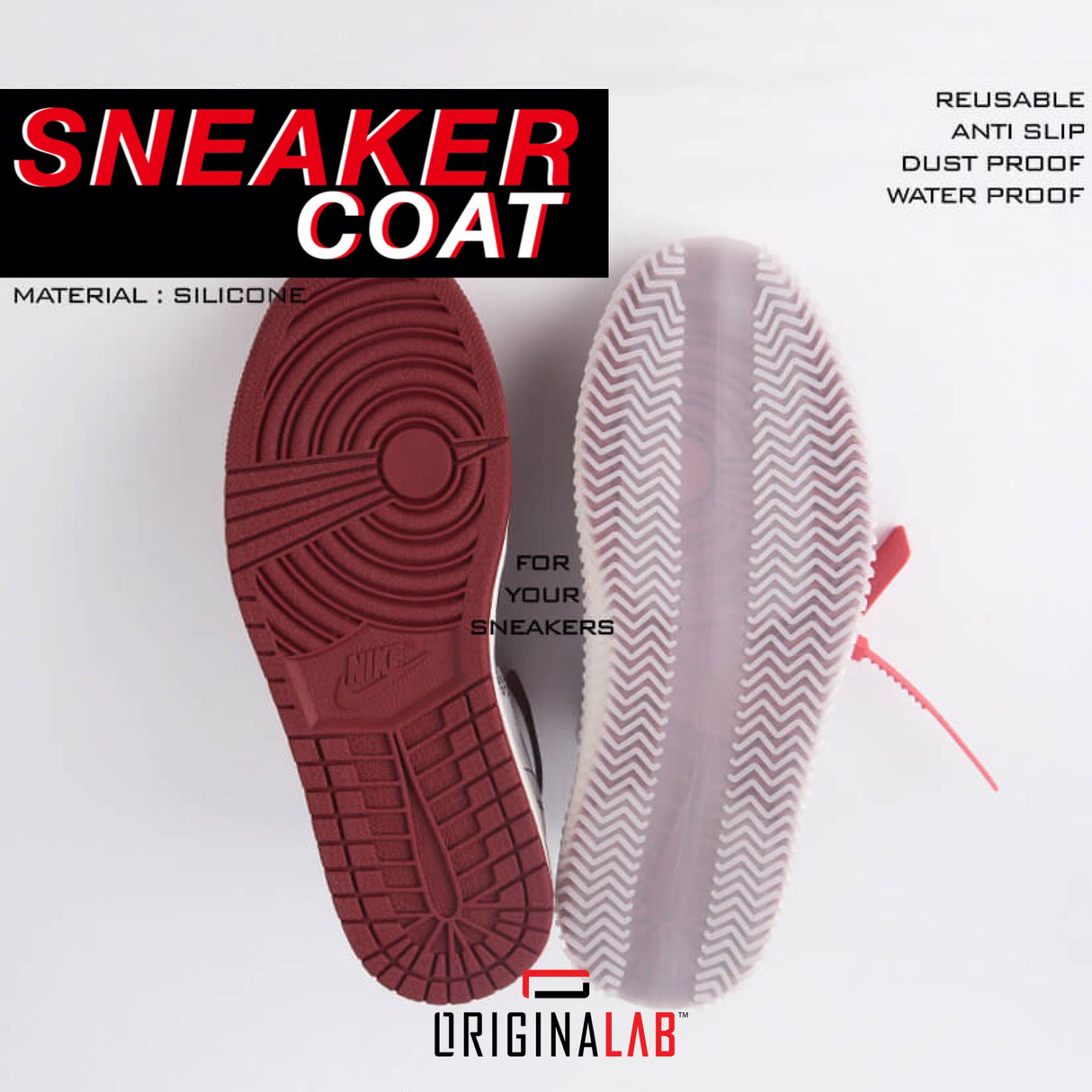 ORIGINALAB Sneaker Coat Frost White originalfook store originalfook store - originalfook singapore