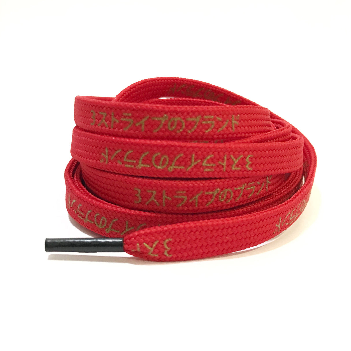 Japanese Katakana Shoelaces NMD Ultra boost Red/Gold originalab originalab - originalfook singapore