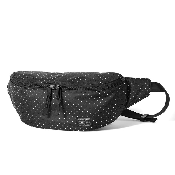 Head Porter Japan Black Beauty White Dot Waist Bag Head Porter Head Porter - originalfook singapore