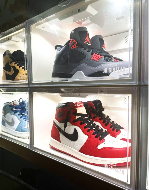 ORIGINALAB Premium LED Display Shoe Box Black/White originalab originalab - originalfook singapore