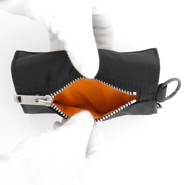 Black Porter Yoshida Japan Tanker Two-Fold Wallet with multiple card slots and classic design, made by PORTER JAPAN.