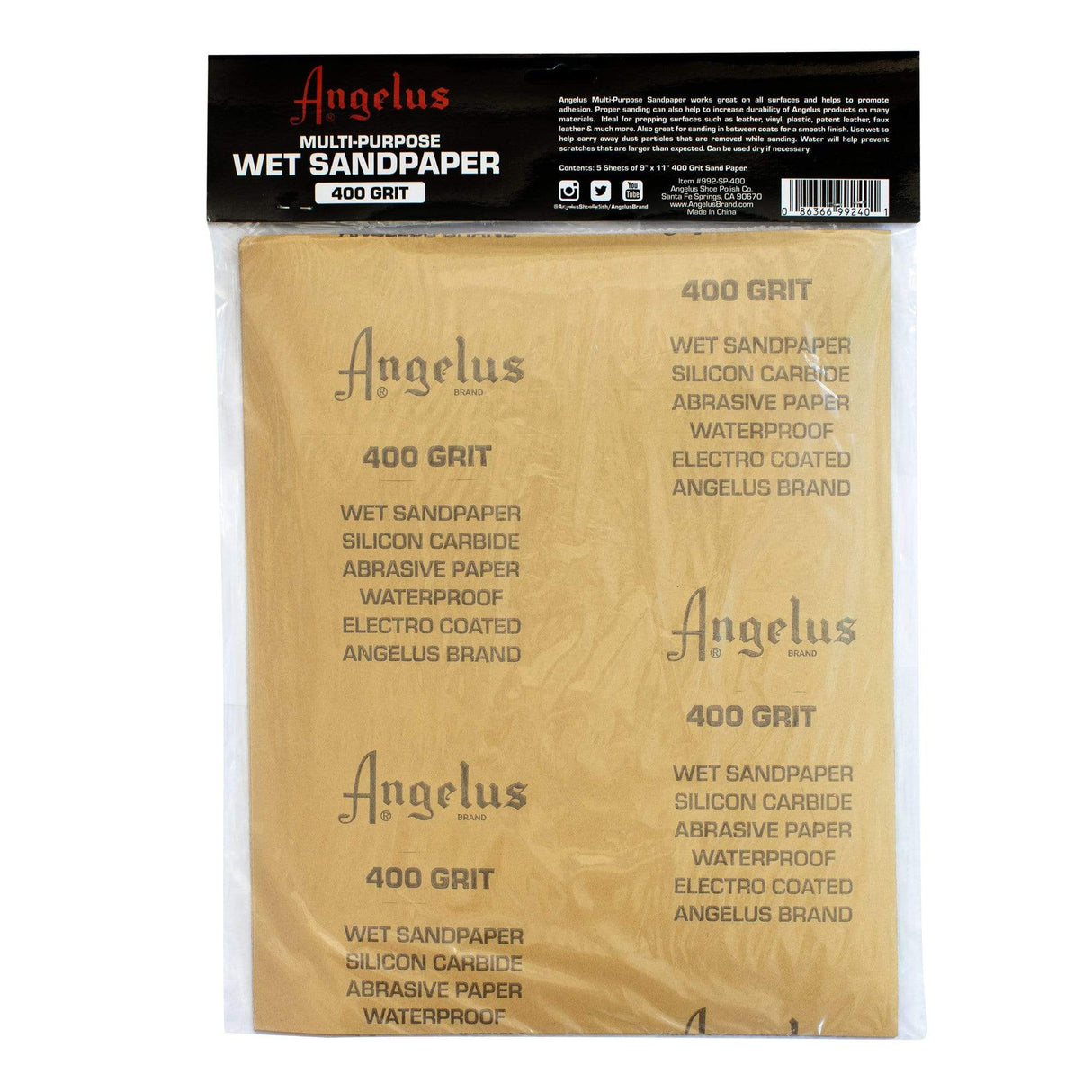 Angelus Multi Purpose Wet Sandpaper (Pack of 5) angelus angelus - originalfook singapore