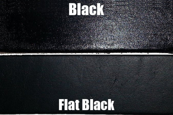 Matte black 2025 leather paint