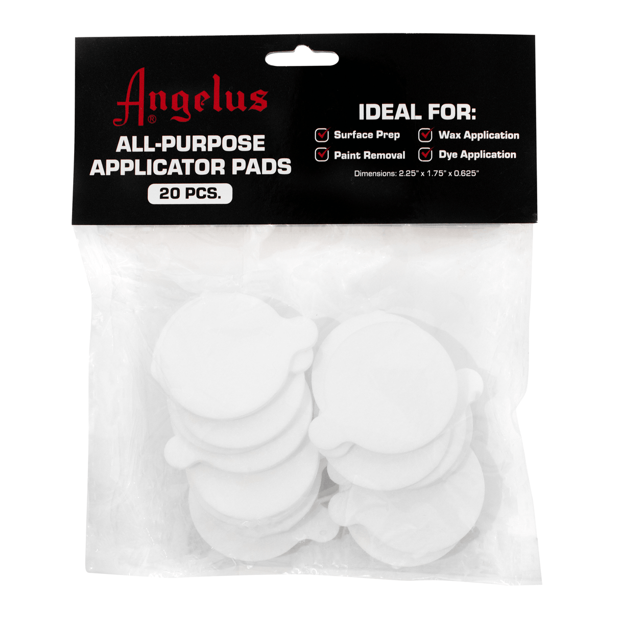 Angelus All Purpose Applicator Pads (Pack of 20) angelus angelus - originalfook singapore