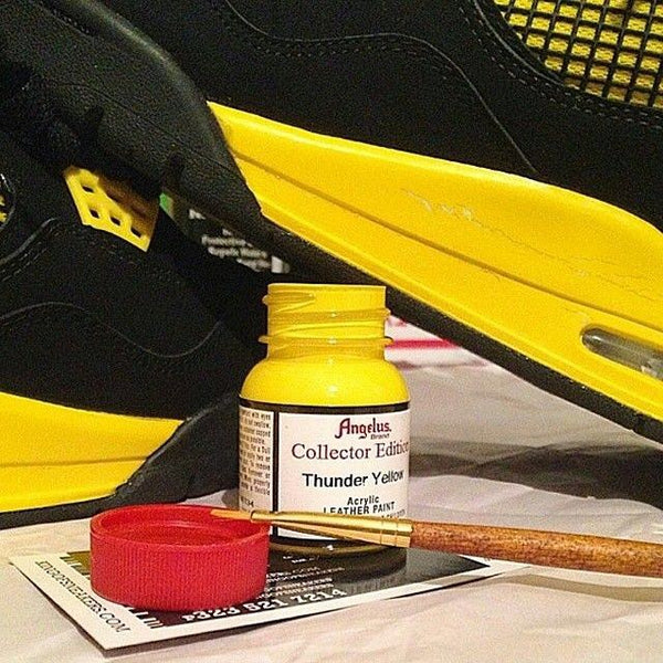 Angelus Leather Paint Collector Edition Thunder Yellow angelus angelus - originalfook singapore