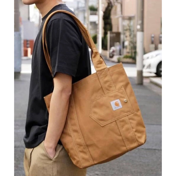 Carhartt USA Signature Essentials Tote Bag Brown carhartt carhartt - originalfook singapore