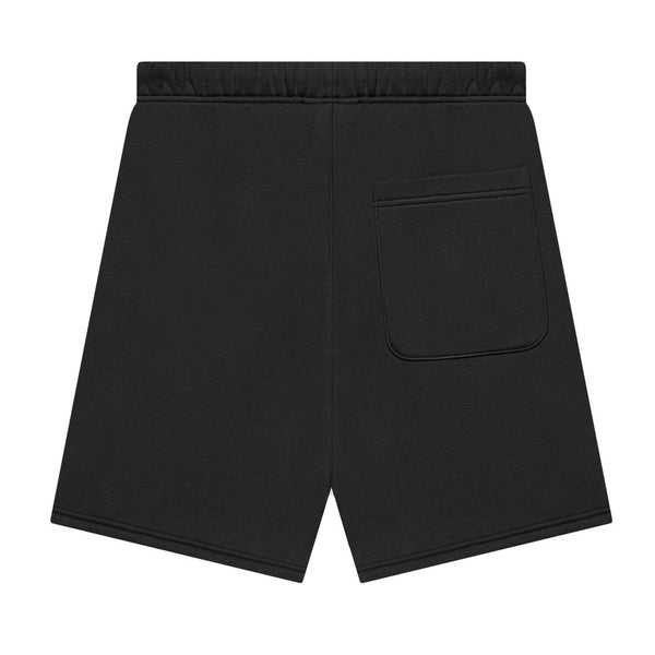 FEAR OF GOD Essentials 3M Black Reflective Logo Sweat Shorts Black (Black  Label)