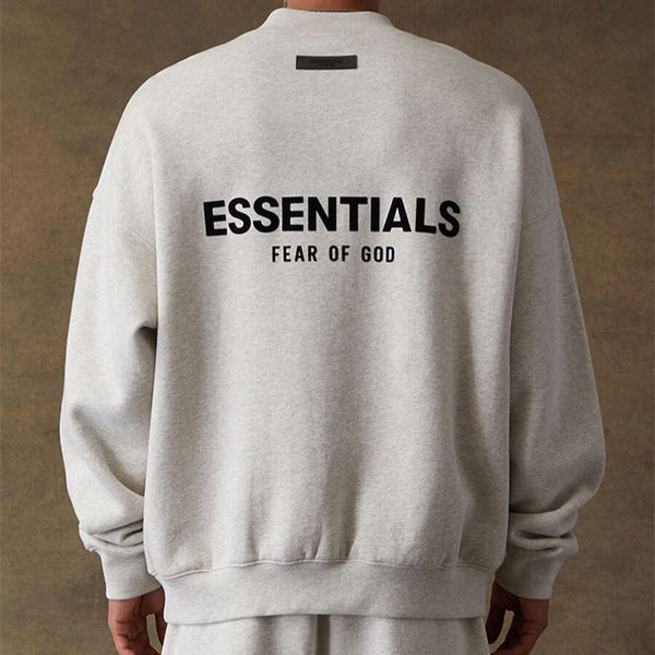 essentials crewneck hoodie