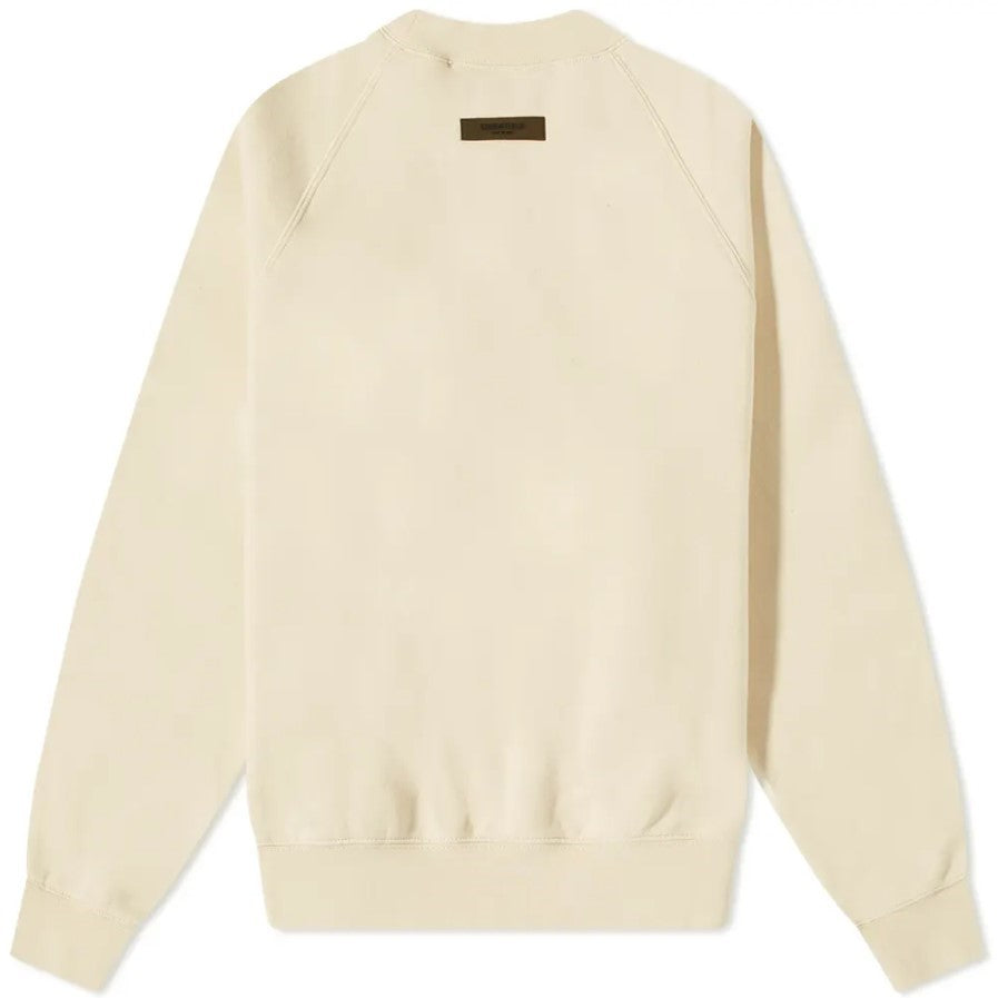 FEAR OF GOD Essentials Felt Logo Crewneck Sweatshirt Shell FEAR OF GOD FEAR OF GOD - originalfook singapore