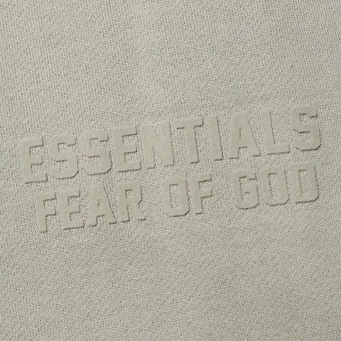 FEAR OF GOD Essentials Felt Logo Crewneck Sweatshirt Smoke