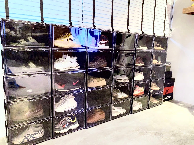 ORIGINALAB Premium Side Display Shoe Box Black originalab originalab - originalfook singapore