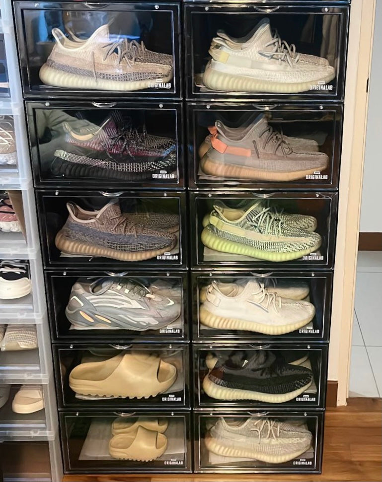 ORIGINALAB Premium Side Display Shoe Box Black originalab originalab - originalfook singapore