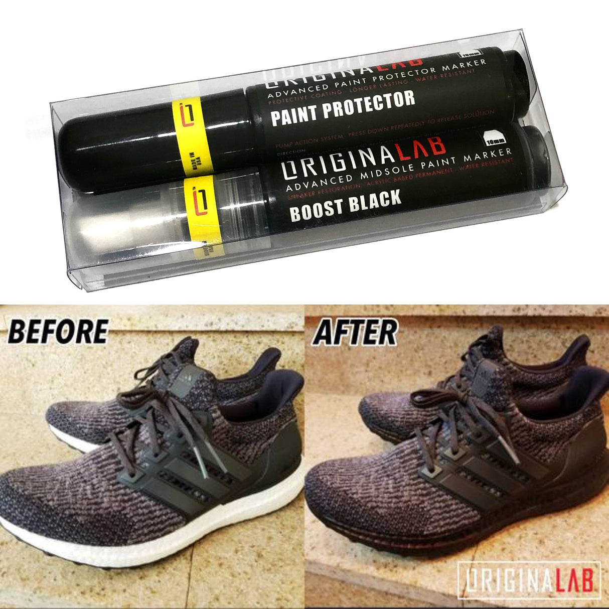 ORIGINALAB Advanced Midsole Marker Boost Black originalab originalab - originalfook singapore
