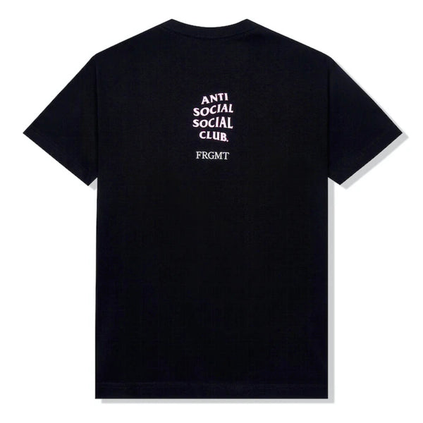 Anti Social Social Club X Fragment Called Interference Tee Black Pink ANTI SOCIAL SOCIAL CLUB ANTI SOCIAL SOCIAL CLUB - originalfook singapore