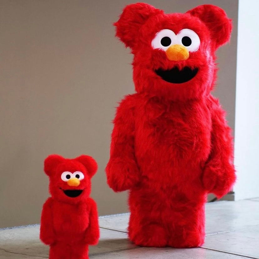 MEDICOM BEARBRICK ELMO V2 1000% MEDICOM MEDICOM - originalfook singapore