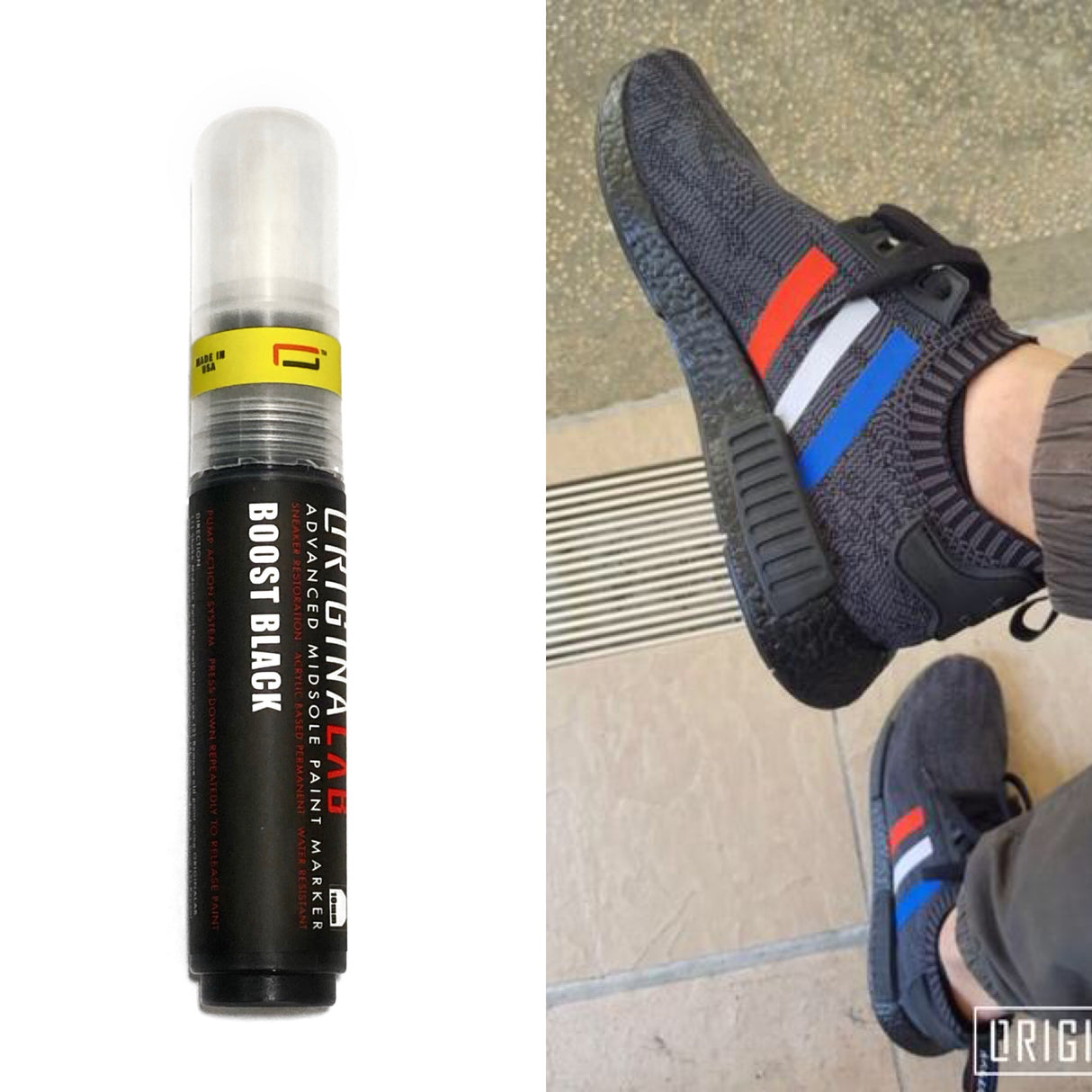 ORIGINALAB Midsole Marker Kit Boost Black + Paint Protector originalab originalab - originalfook singapore