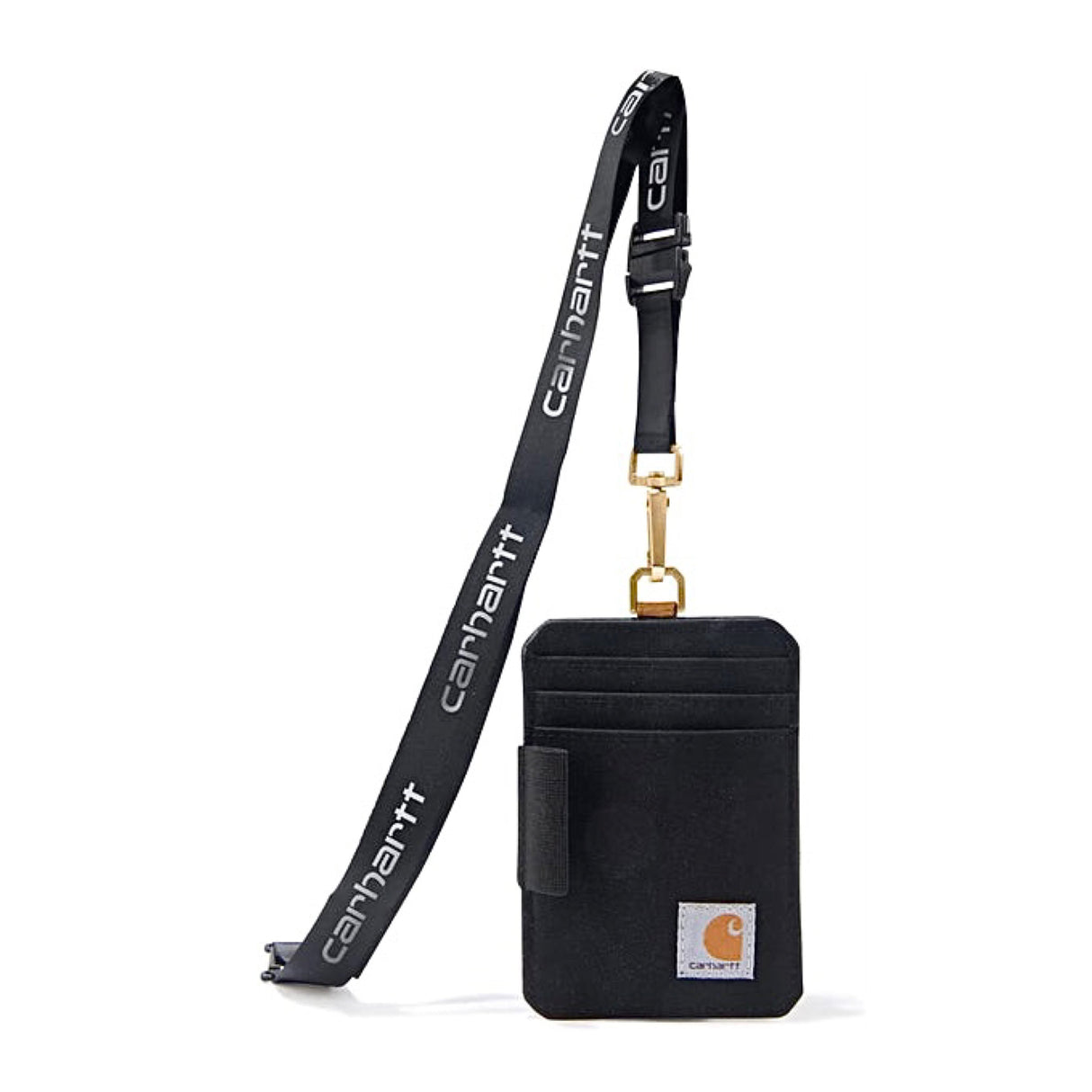 Carhartt USA ID Holder & Lanyard Set With Reflective Logo Black carhartt carhartt - originalfook singapore