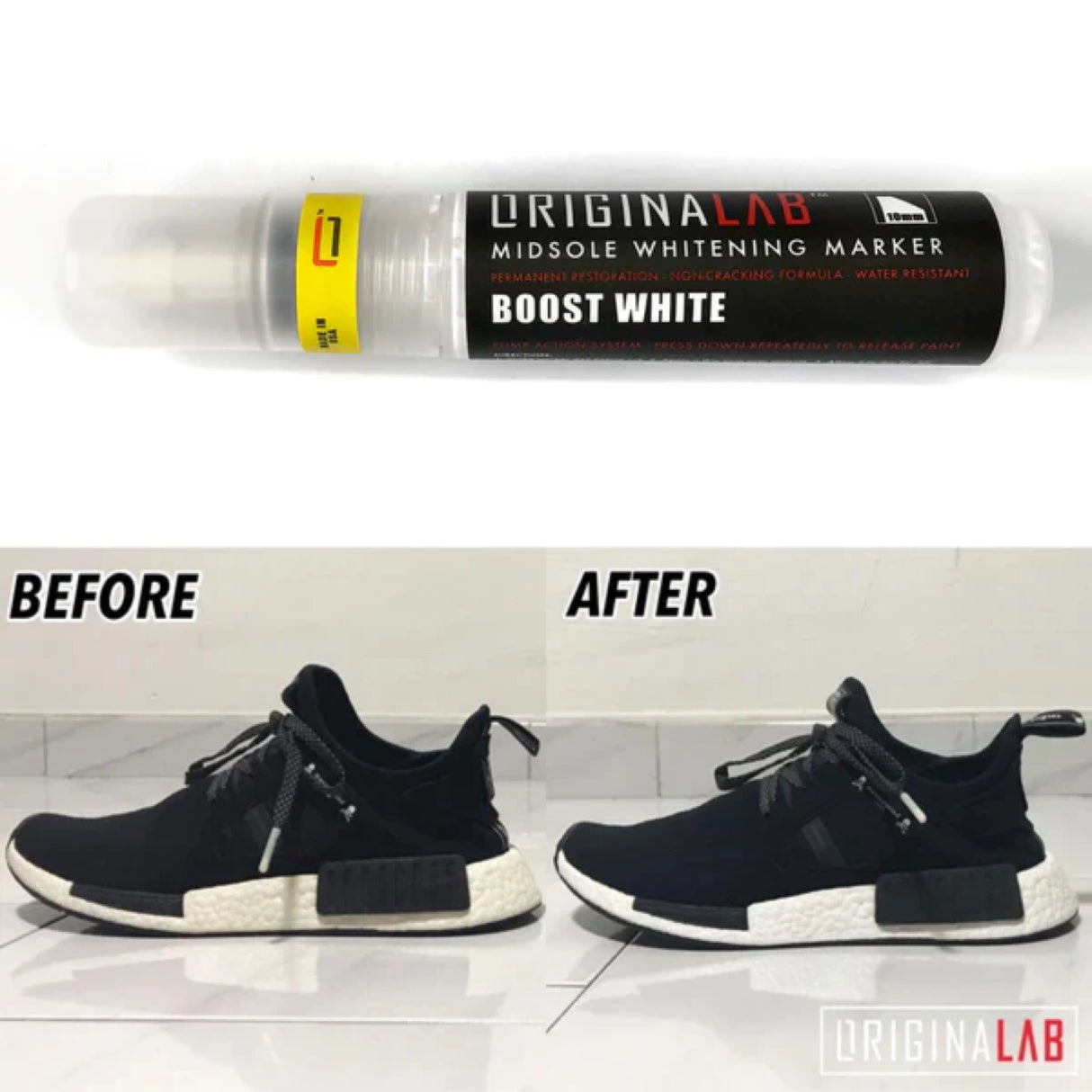 ORIGINALAB Advanced Midsole Whitener Marker Boost White originalab originalab - originalfook singapore