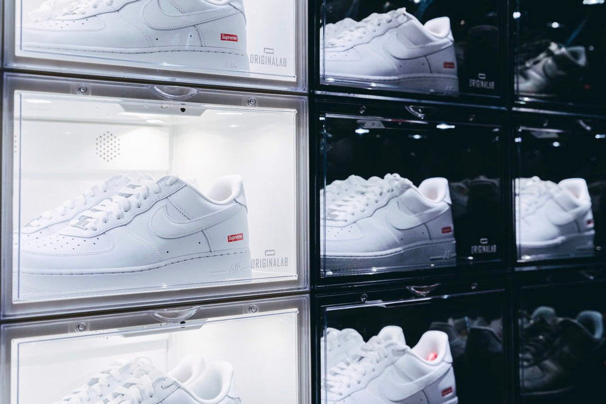 ORIGINALAB Premium LED Display Shoe Box Black/White originalab originalab - originalfook singapore