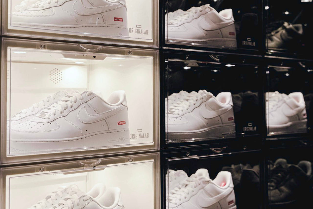 ORIGINALAB Premium LED Display Shoe Box Black/White originalab originalab - originalfook singapore