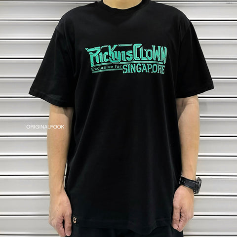 Rickyisclown [RIC] Glow In The Dark Gundam Smiley Tee Black Singapore Exclusive [R5220927G-H7]