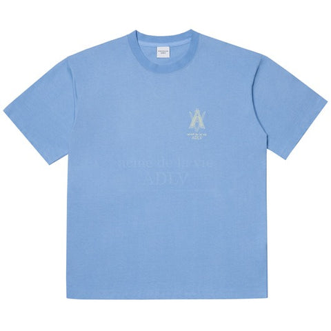 ADLV Color Embroidery Logo Tee Purple