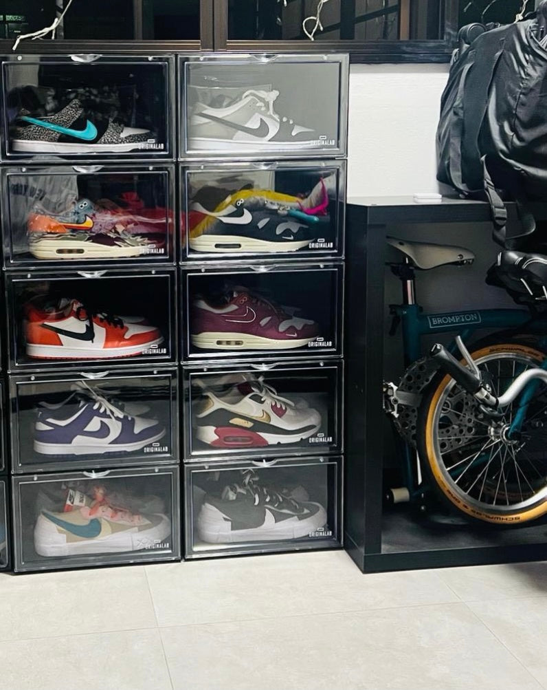 ORIGINALAB Premium Side Display Shoe Box Black originalab originalab - originalfook singapore