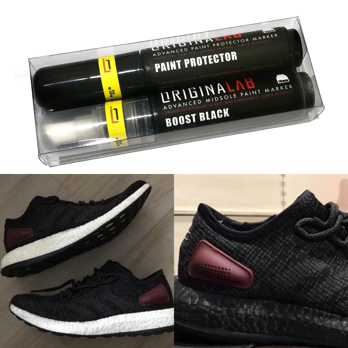 ORIGINALAB Advanced Midsole Marker Boost Black originalab originalab - originalfook singapore