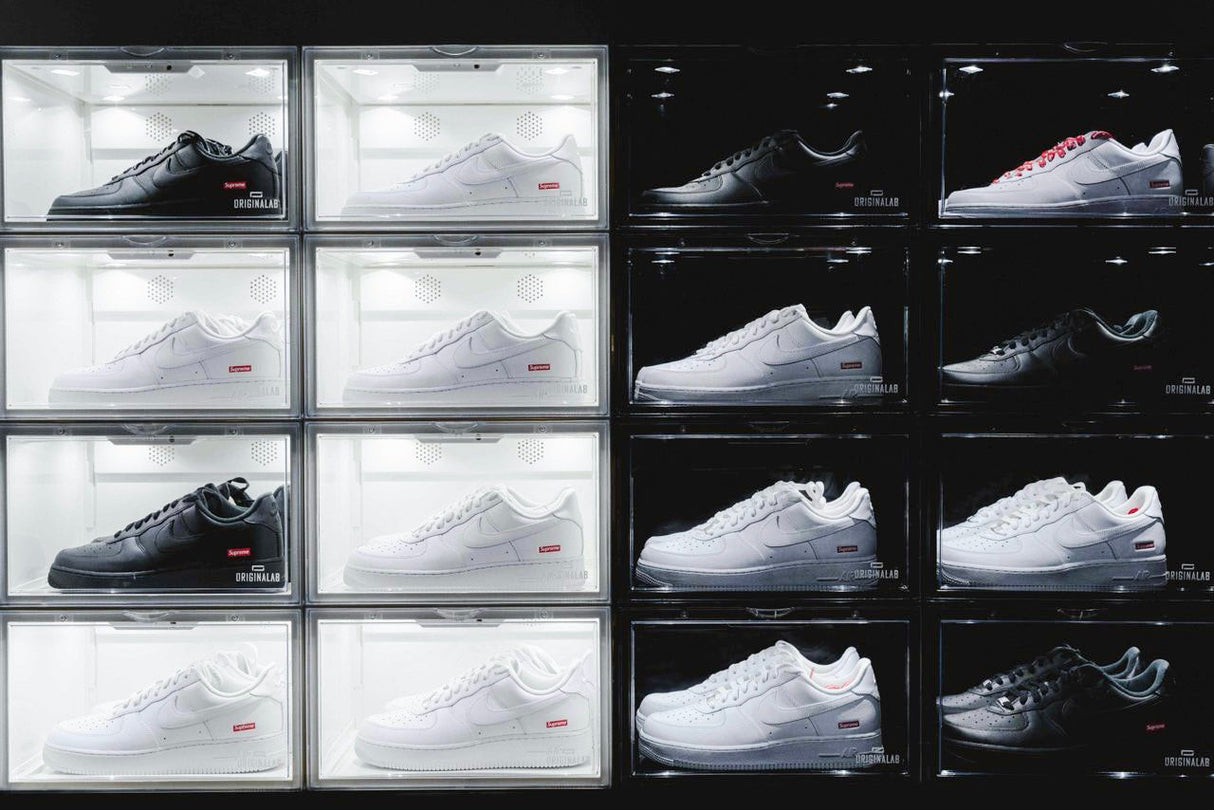 ORIGINALAB Premium LED Display Shoe Box Black/White originalab originalab - originalfook singapore