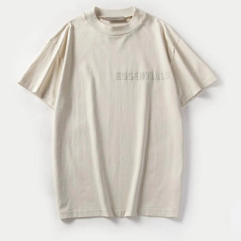FEAR OF GOD Essentials Felt Logo Tee Shell FEAR OF GOD FEAR OF GOD - originalfook singapore