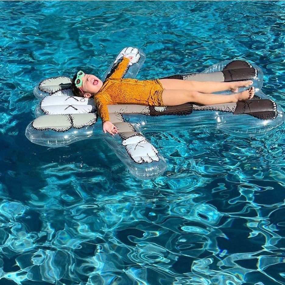 KAWS HOLIDAY Korea Companion 170CM Floating Bed Clear KAWS KAWS - originalfook singapore