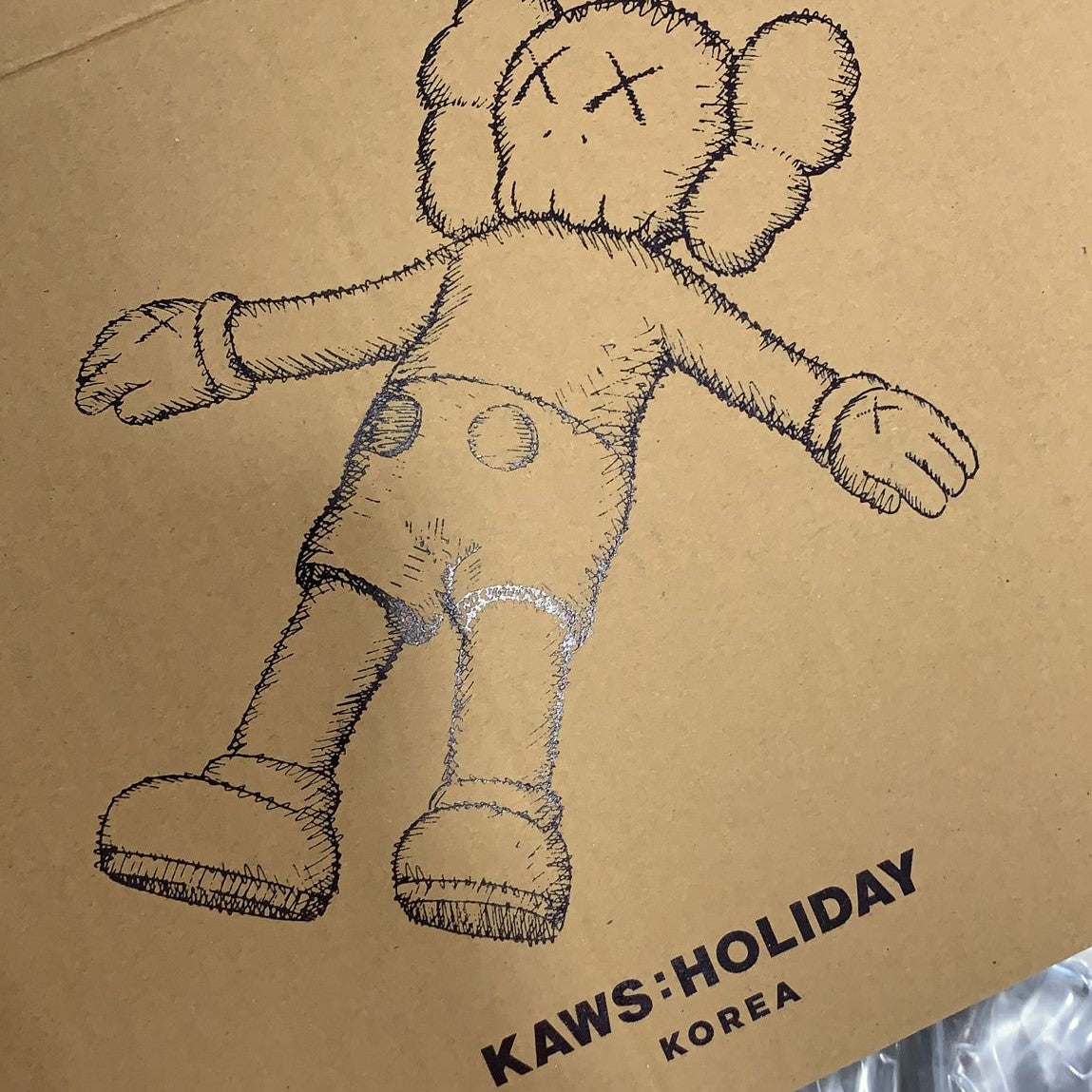 KAWS HOLIDAY Korea Companion 170CM Floating Bed Clear KAWS KAWS - originalfook singapore