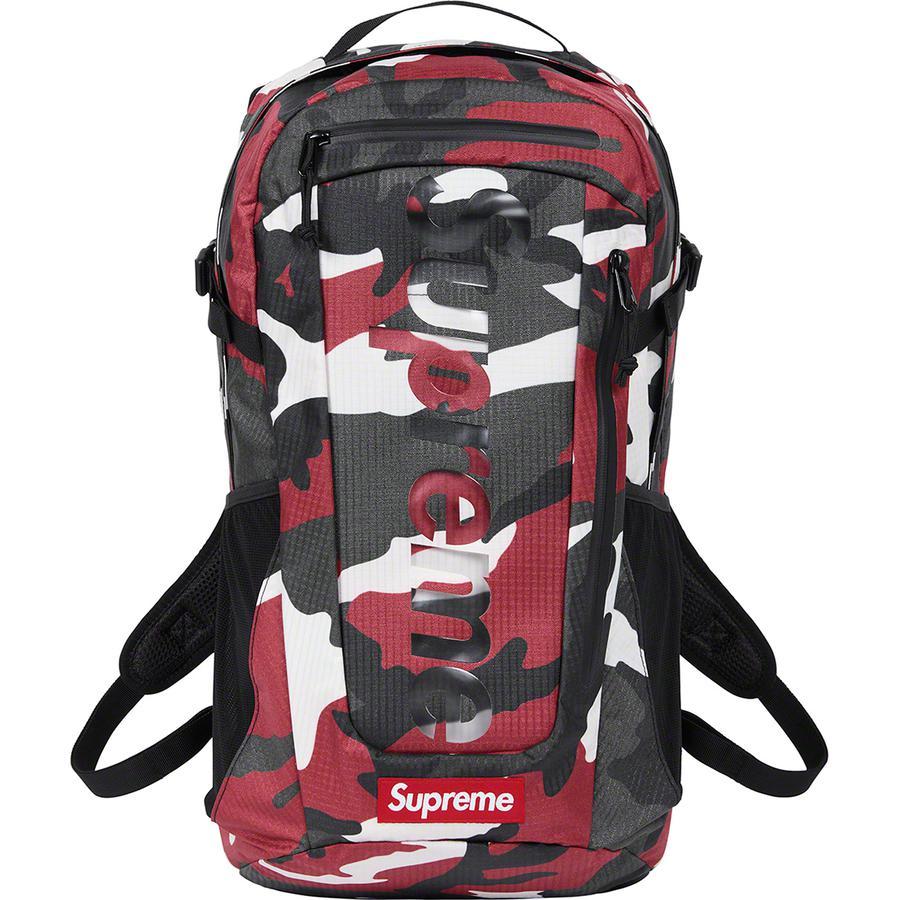 SUPREME Backpack Bag Red Camo supreme supreme - originalfook singapore