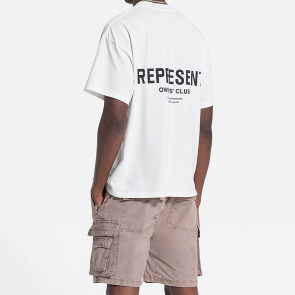 Represent Cargo Shorts Stone REPRESENT REPRESENT - originalfook singapore