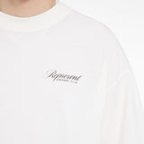 Represent Owners Club Script Tee White REPRESENT REPRESENT - originalfook singapore