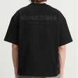 About:Blank Box Logo Tee Black/Black - ORIGINALFOOK