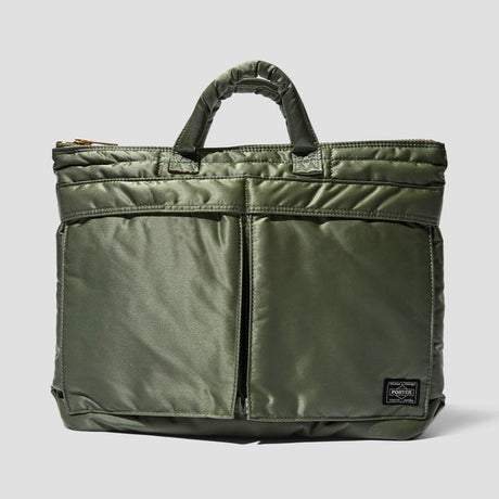 Porter Yoshida Japan Tanker Briefcase Olive Small [622-78330] PORTER JAPAN PORTER JAPAN - originalfook singapore