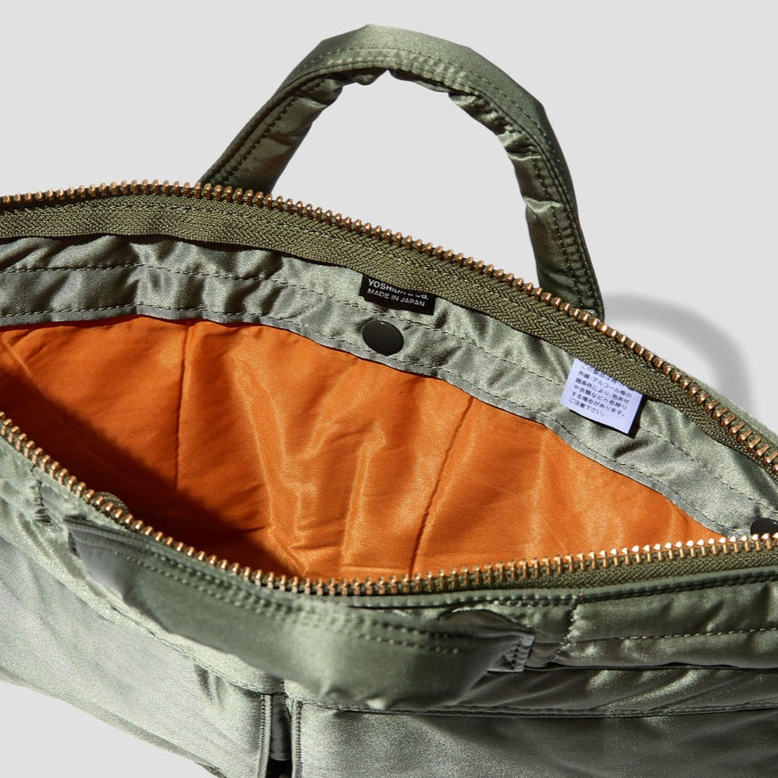 Porter Yoshida Japan Tanker Briefcase Olive Small [622-78330] PORTER JAPAN PORTER JAPAN - originalfook singapore